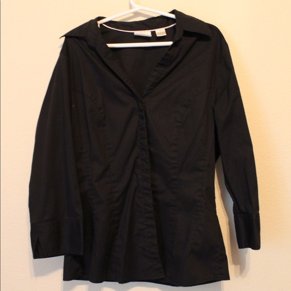 Rider’s by Lee Black Dress Shirt - Picture 1 of 3